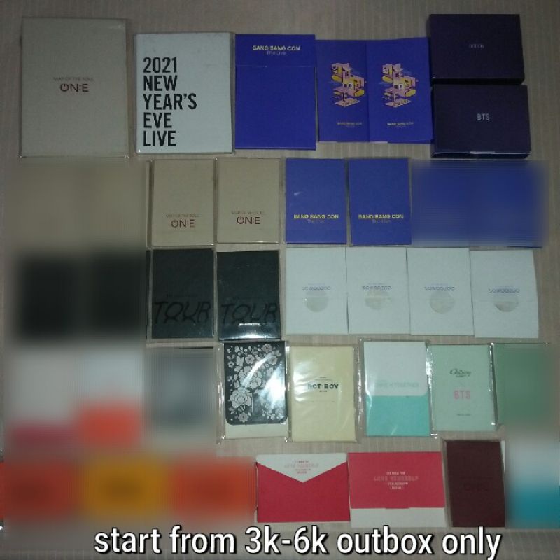 BTS Outbox MPC Postcard PC Official