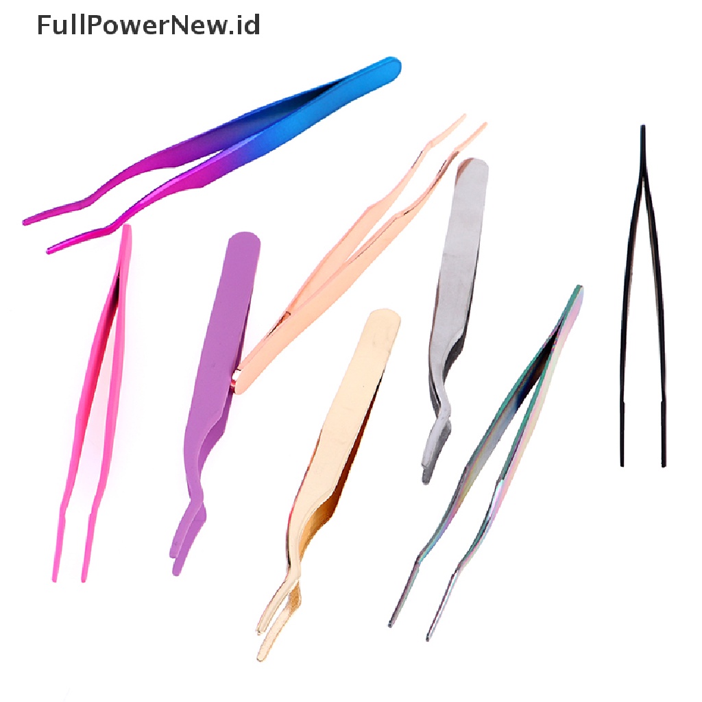 Power Pinset Bulu Mata Palsu Aplikator Eyelash Extension Curler Nipper Clip Penjepit ID