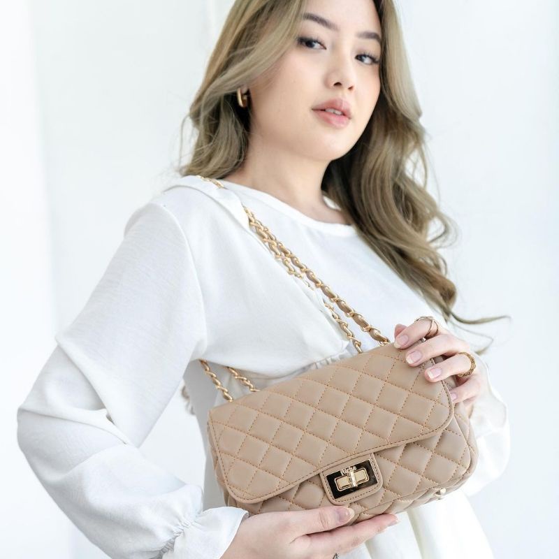 Flicka Sling Bag V 2 Small TAUPE |FREE DUSTBAGS|