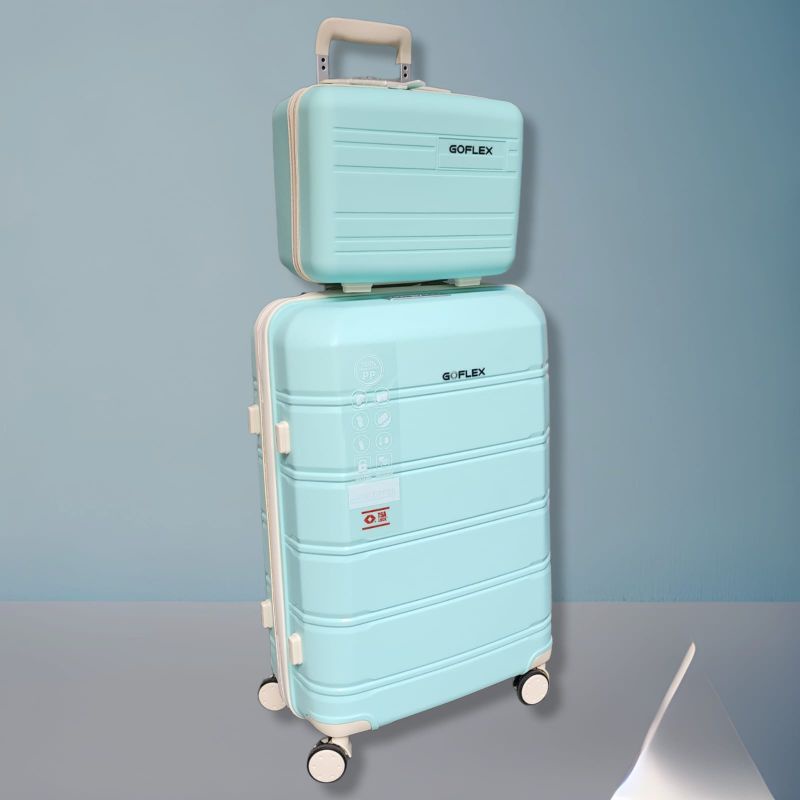 Koper Fiber Goflex GF102 P 20 inch/24 inch/28 inch bahan PP Hardcase ORI - kabin size dan Bagasi
