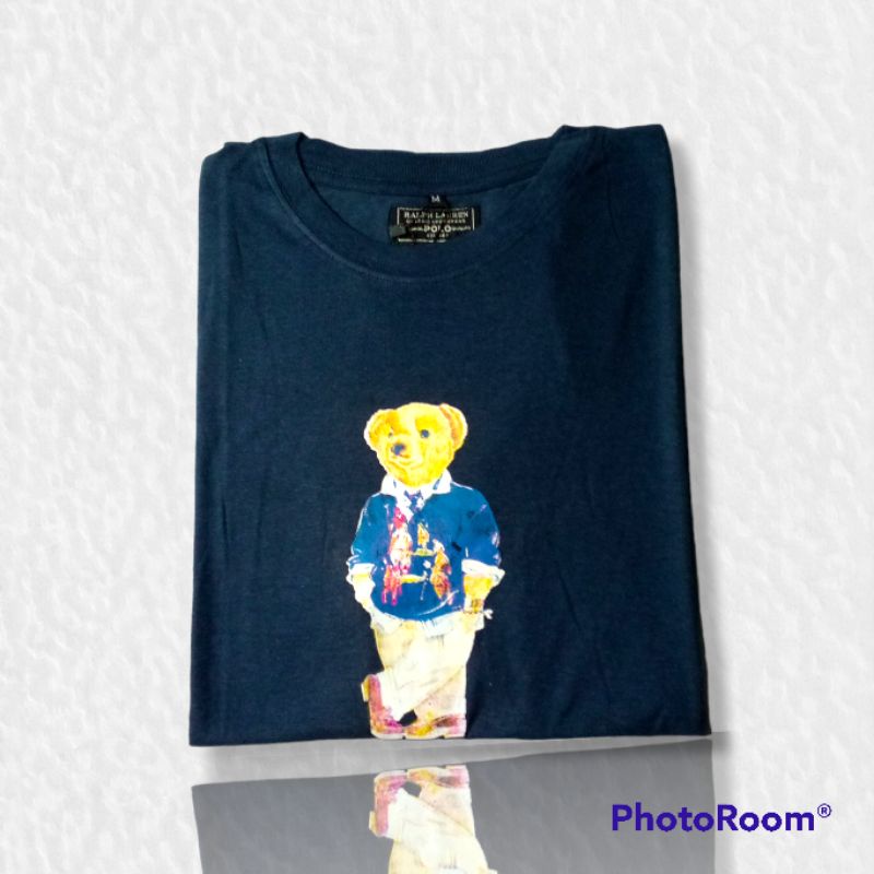 Kaos Tshirt Beruang Polo Bear by Ralph Lauren Laki Laki Dewasa