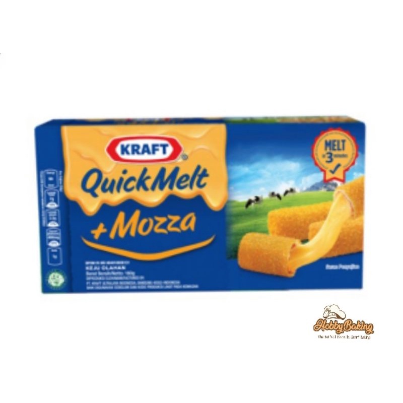 

Kraft quick melt mozza 165 gr