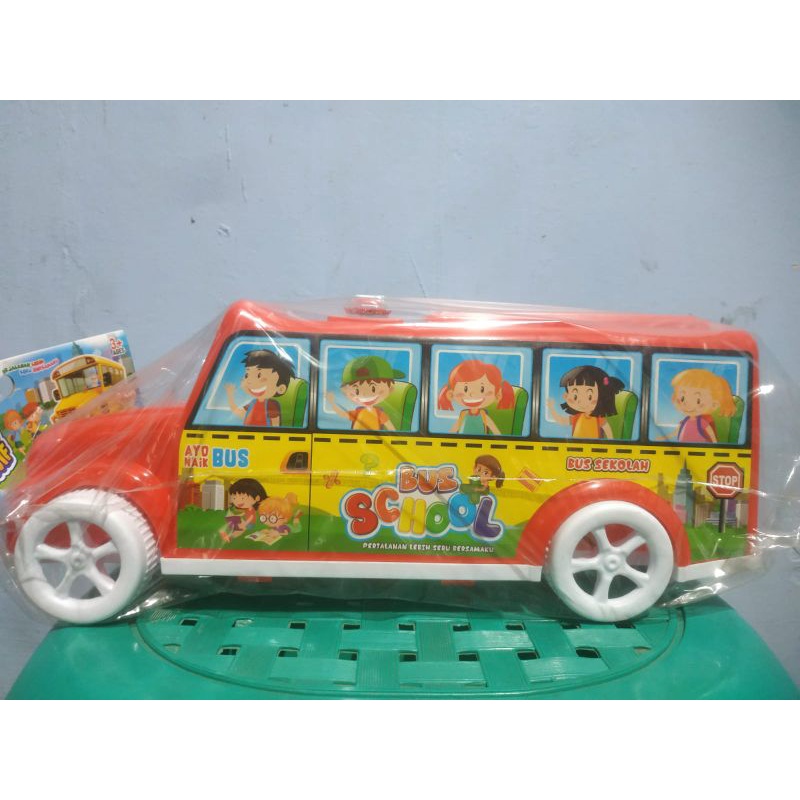 mainan mobil anak laki2 bus sekolah