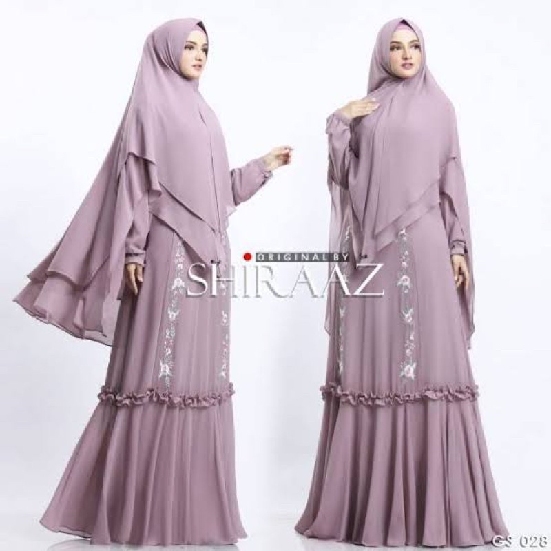 NEW SHIRAAZ // Gamis Syar’i Bordir