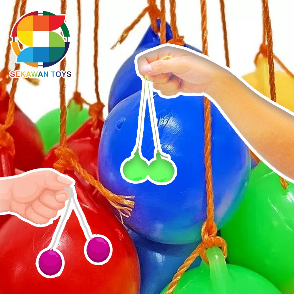 Mainan Tik Tok/ Tek Tek/ Etek Etek Mainan Jadul Lato-Lato RAINBOW GLOWING Mainan Jadul Bola Tik Tok/ Mainan Bola Tok Tok/ Bola Jadul Etek Etek Jadul/ Lato Lato bola jadul 500M