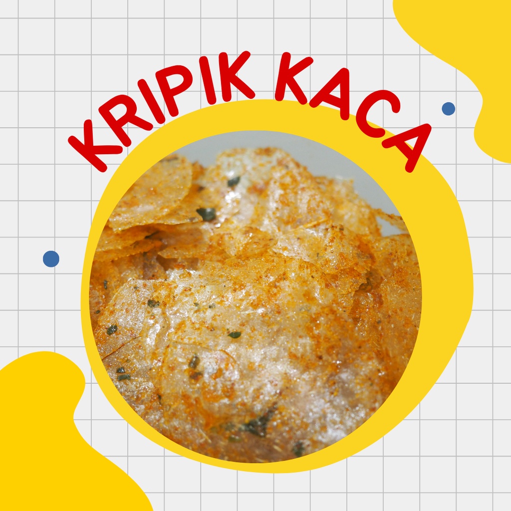 

Cemilan Krica Pedas Daun Jeruk 50gr 100gr Makanan Ringan Kripik Kaca