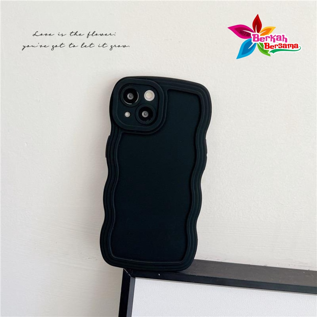 CASE SOFTCASE SILIKON GELOMBANG WAVY PROCAMERA MACARON VIVO Y02 Y36 BB7589