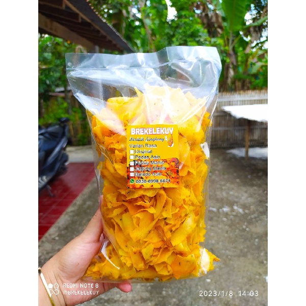 

KERIPIK SINGKONG BREKELE rasa jagung manis daun jeruk 250gr