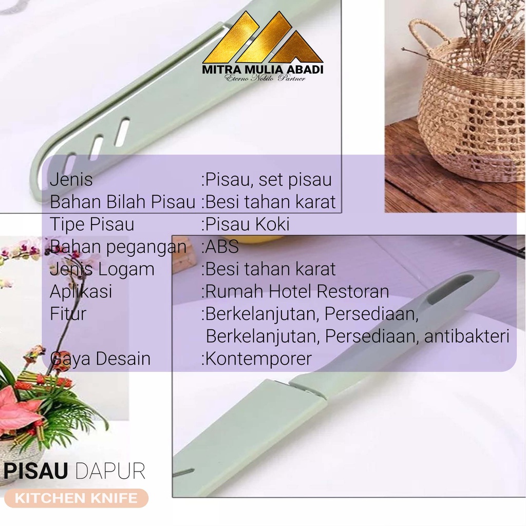 Pisau Serbaguna Buah Sayur Pisau Dapur Alat Pemotong Makanan