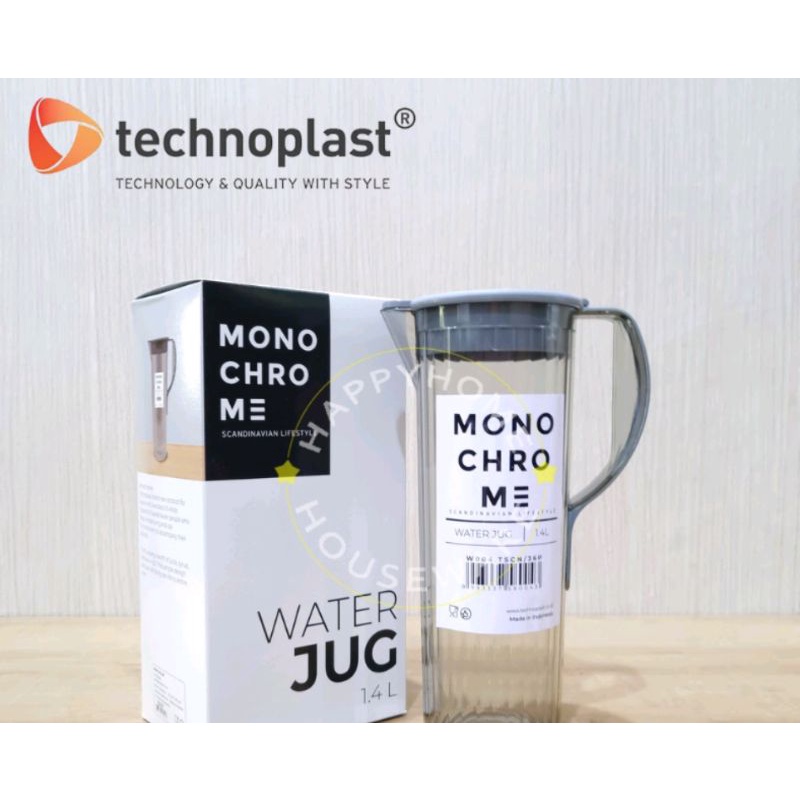 TECHNOPLAST Monochrome Water Jug 1,4 Liter /Eskan Penyimpanan Air