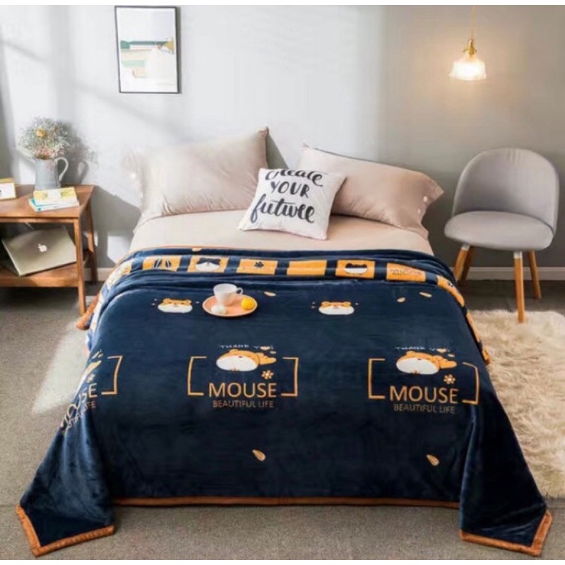 COD ✅ Selimut Premium 150x200 bulu halus motif dewasa keren terlaris impor termurah