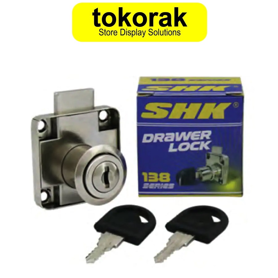 KUNCI LACI LEMARI DRAWER LOCK 138 SHERLOCK KUNCI LOKER 16 MM