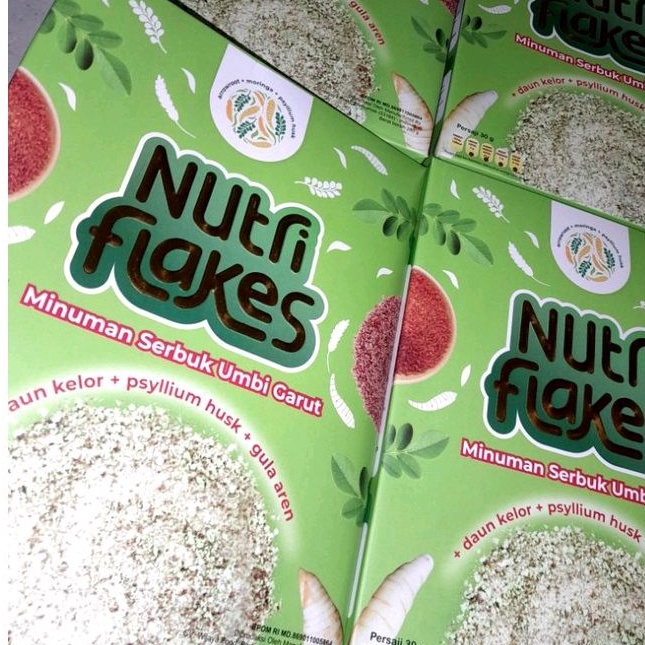 

Nutriflakes Minuman Sereal Serbuk Umbi Garut + Daun Kelor - Ampuh Atasi Maag & Gerd ORIGINAL FREE GIFT