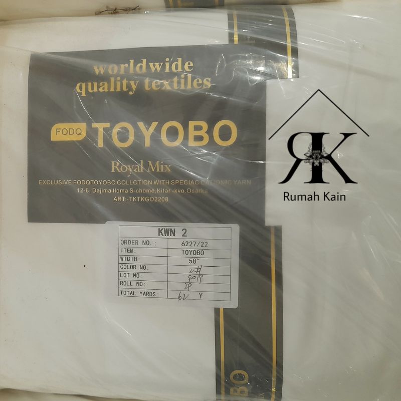 SPESIAL PROMO Katun Toyobo/Toyobo/Katun Toyobo