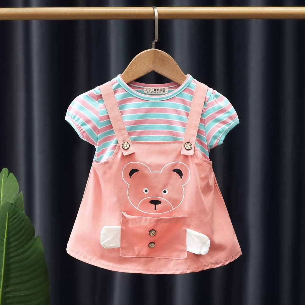 Juragan Junior [COD] Dress SHEROVA Dress Anak Perempuan Import