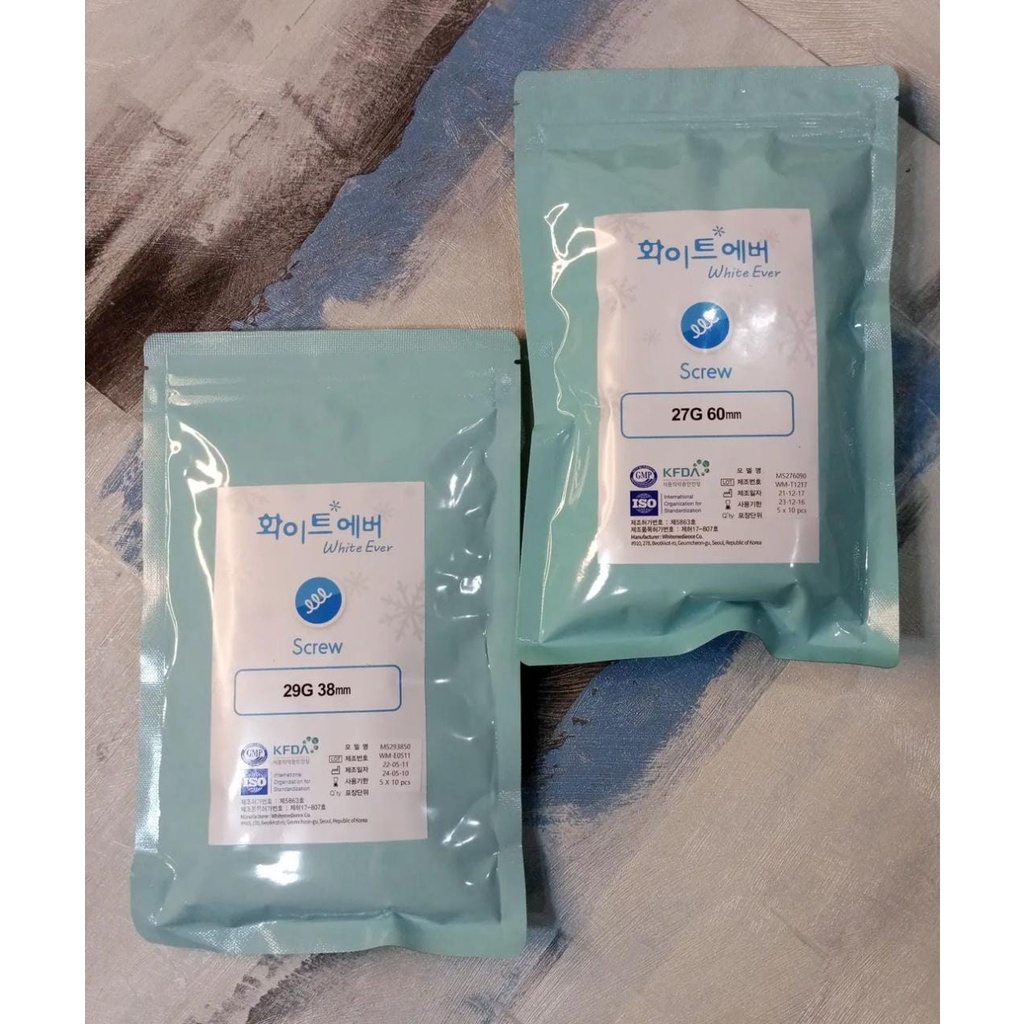 WM Benang Screw | Benang Wajah | Tanam Benang isi 10pcs