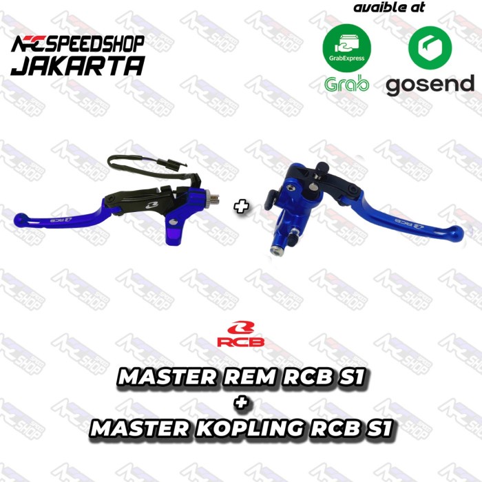 Master Rem Rcb S1 + Kopling S1 Racing Boy Blue Paket Master Rem #Original