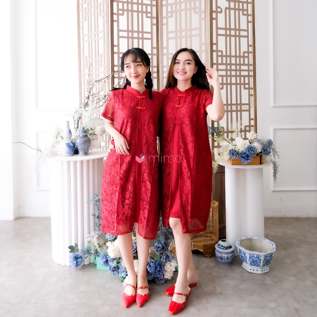 Celosia Cheongsam Dress (Imlek Collections)