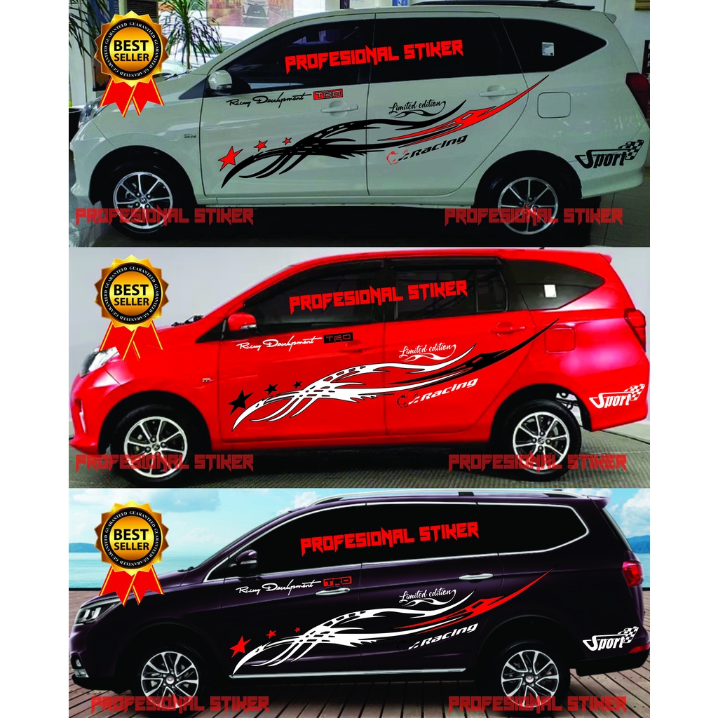 Stiker Mobil Calya Sticker Cutting calya Aksesoris Body Mobil Calya
