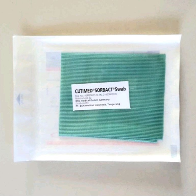 Cutimed Sorbact Swab ORIGINAL 7x9cm Cutimed Sorbact Swab BSN