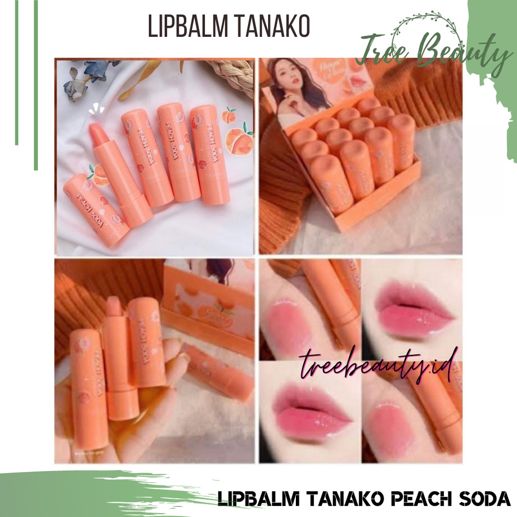 TERLARIS !! Lipbalm Tanako Peach Soda