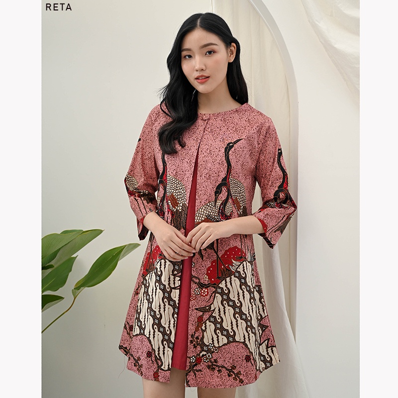 Dress Batik Wanita / Batik Wanita / Batik Modern / Batik Couple / Kebaya / Reta Dress