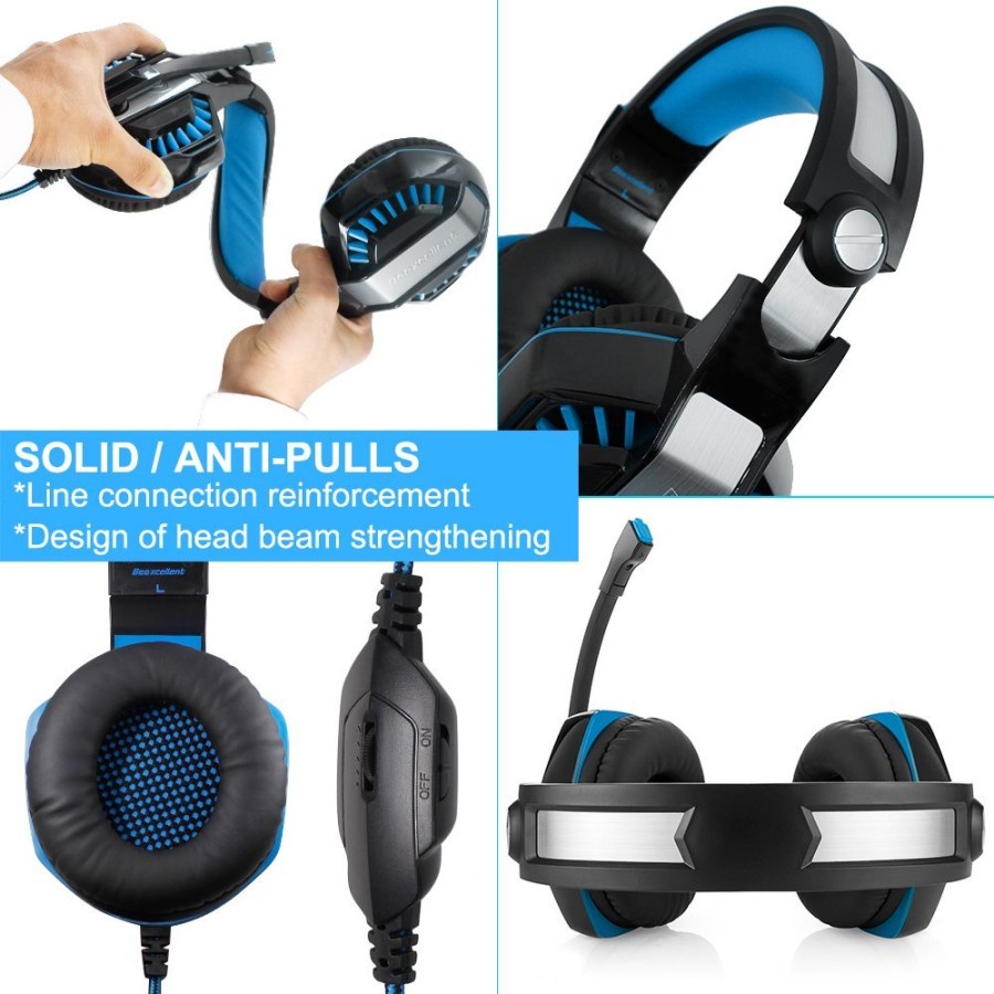 Headset BEEXCELLENT GM-2 Gaming  For PS4 Xbox One PC Laptop Smartphone