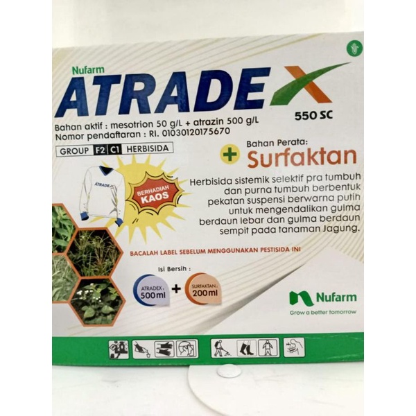 ATRADEX 550SC 500 ml HERBISIDA Selektif JAGUNG