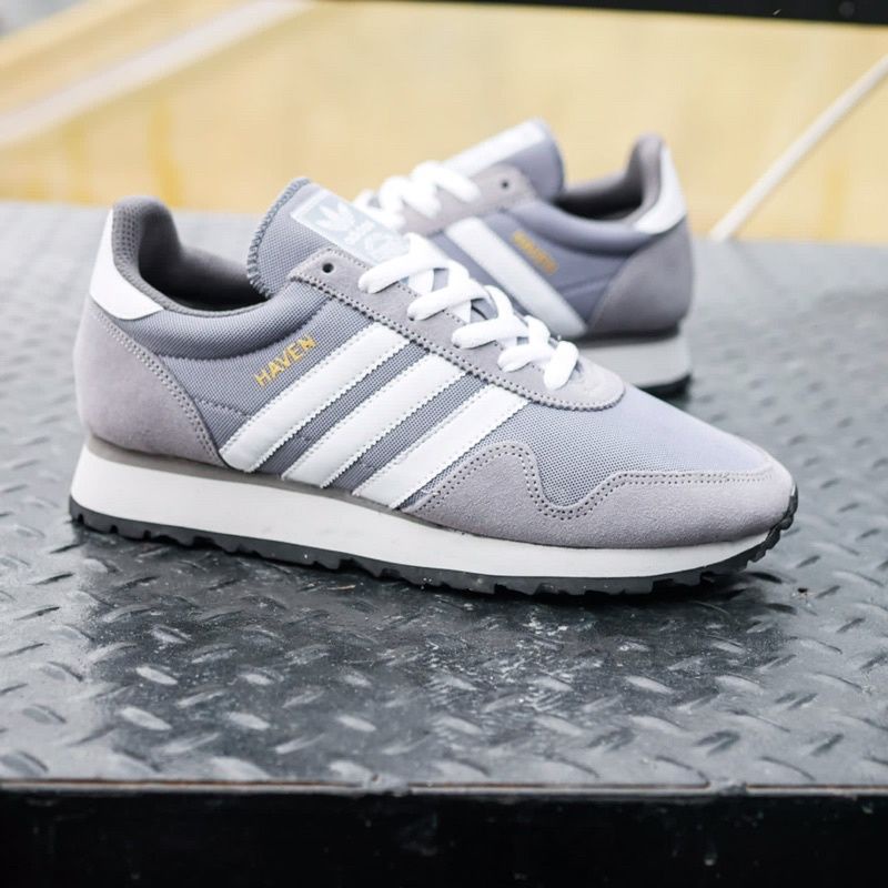 Adidas Haven Grey White Original OEM Sneakers Pria