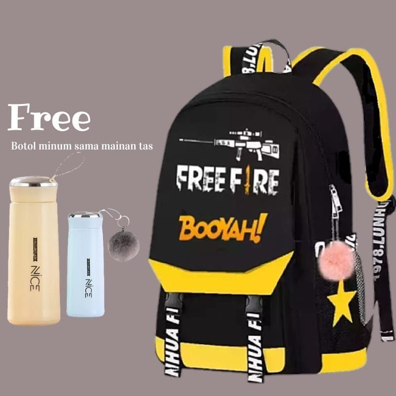 Tas Ransel anak Laki-laki/Ransel Anak Sekolah TK SD Free Botol Minum