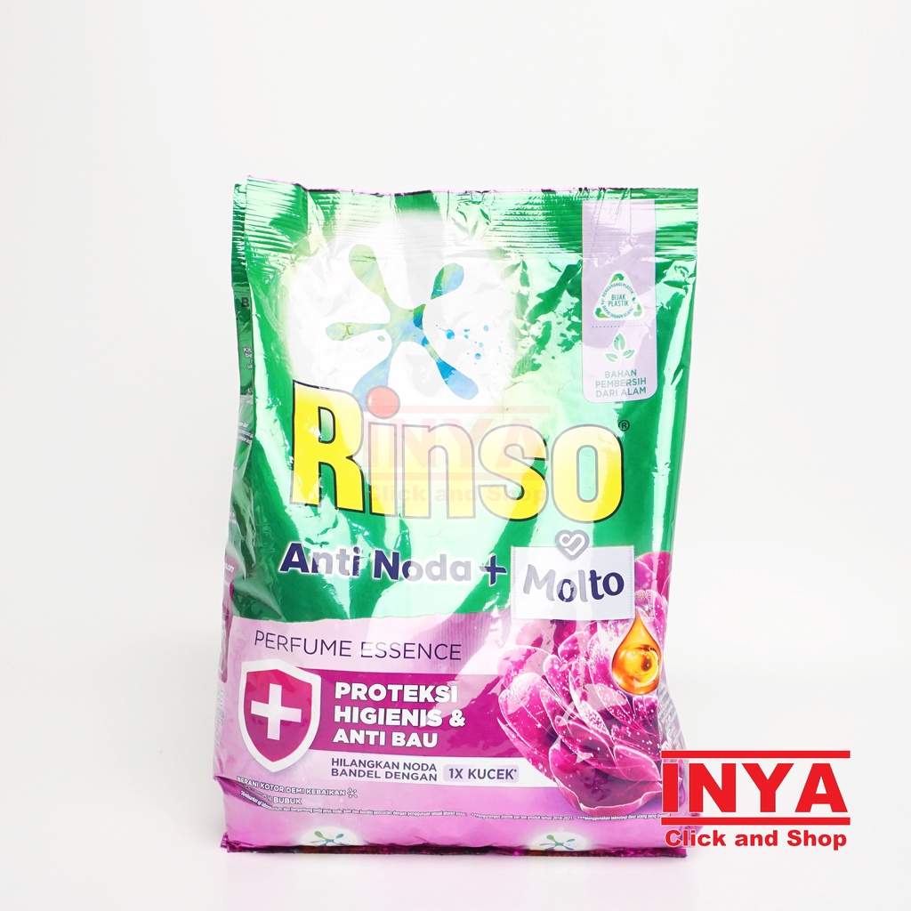 RINSO MOLTO DETERJEN BUBUK ANTI NODA PERFUME ESSENCE 770gr - Detergent Pakaian - Laundry