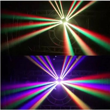Moving Head Spider 12 x 10w 4in1 + Laser Disco Light LED KONSER