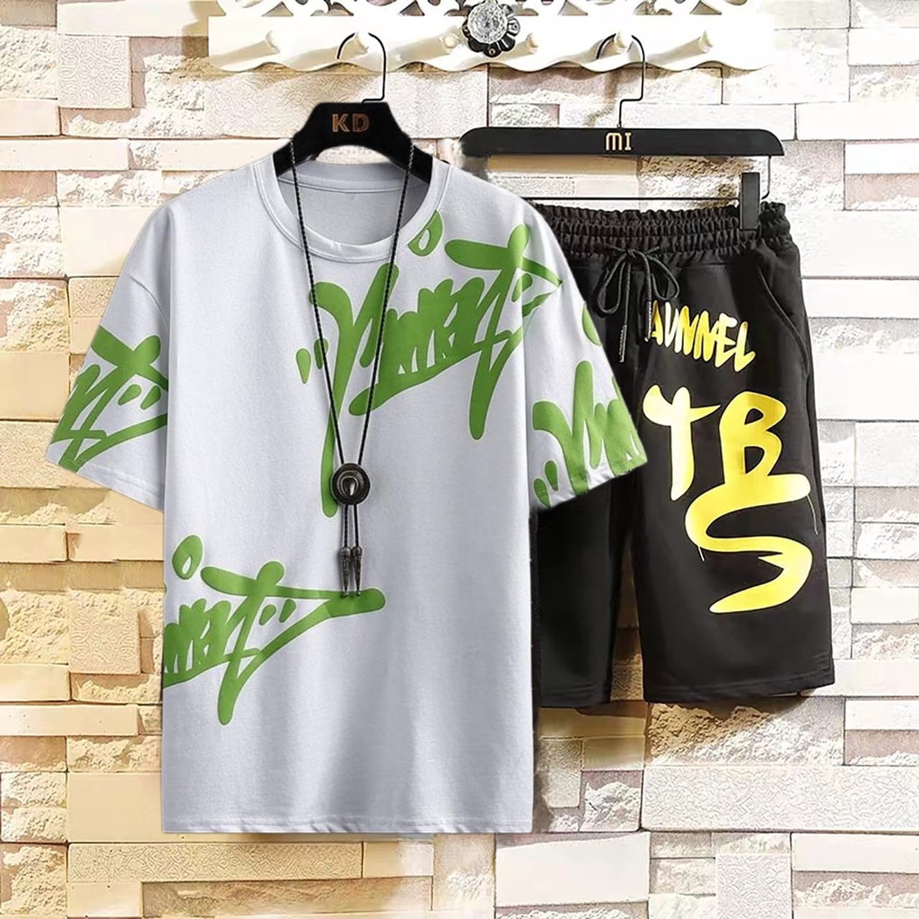 COD/ARPIOSSHOP - STELAN NATURE - SETELAN PRIA SATU SET ( KAOS + CELPEN )