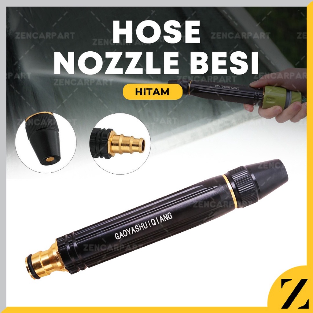 Jual Kepala Semprotan Air Kuningan Hose Nozzle Sambungan Selang Pistol ...