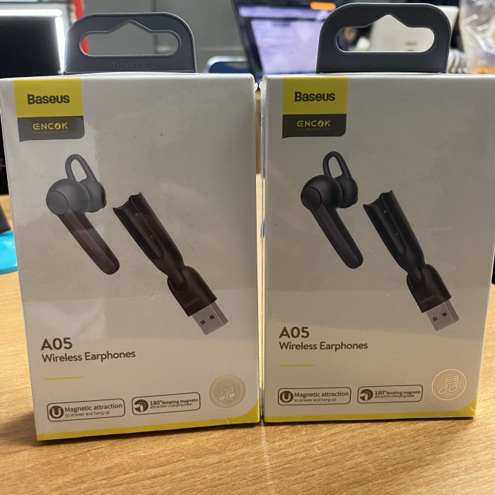 Docking Baseus Encok A05 Wireless Earphone Blouthooth Headset Magnetic Chargin