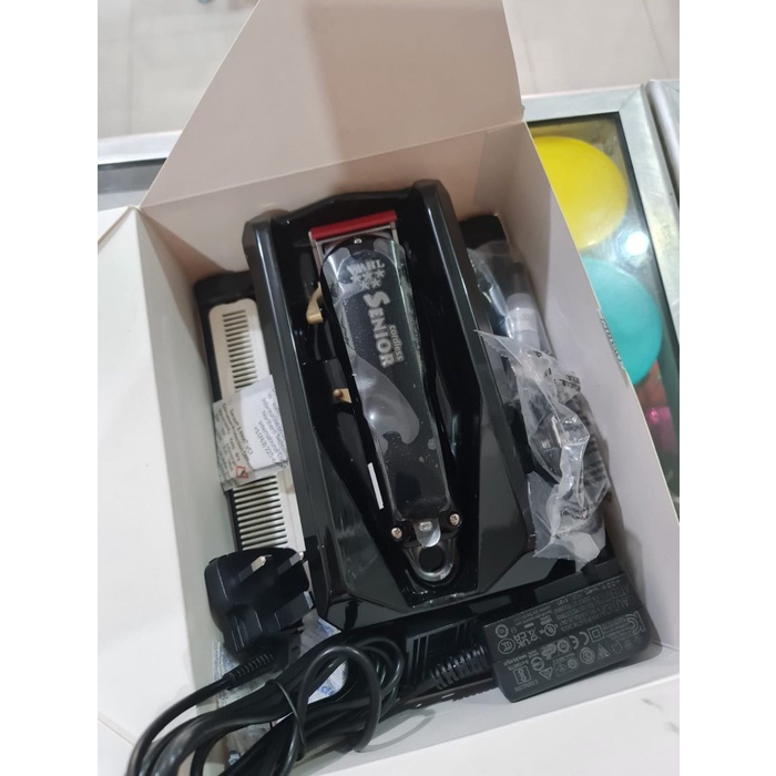 Wahl Senior Cordless Clipper ORIGINAL USA Alat Cukur Rambut (HITAM)