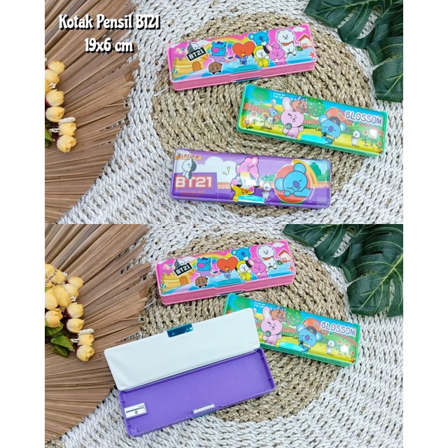 

Kotak pensil BTS21 / ALAT TULIS SEKOLAH / kotak belajar anak / Kotak pensil motif TK SD