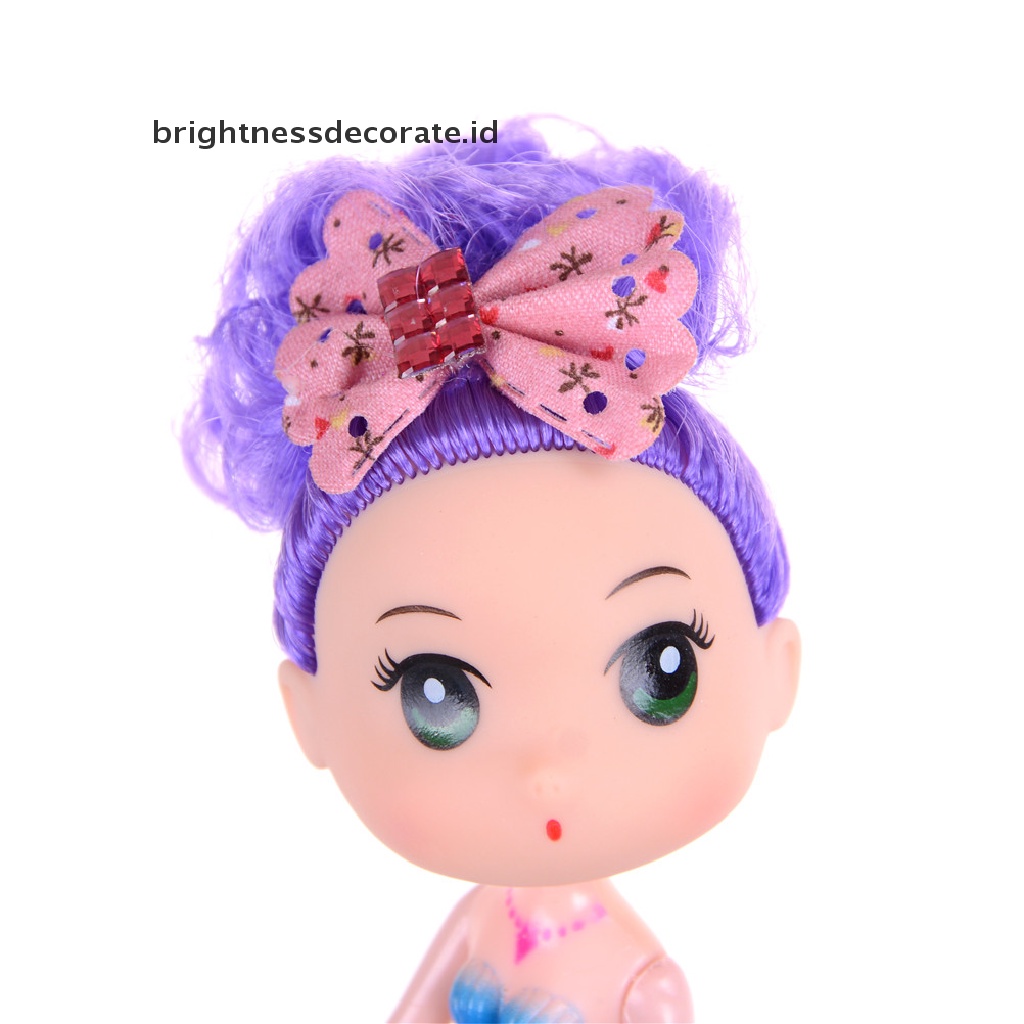 [Birth] Mainan Anak Little Bobby Mermaid Doll Boneka Salon Ulang Tahun Anak [ID]