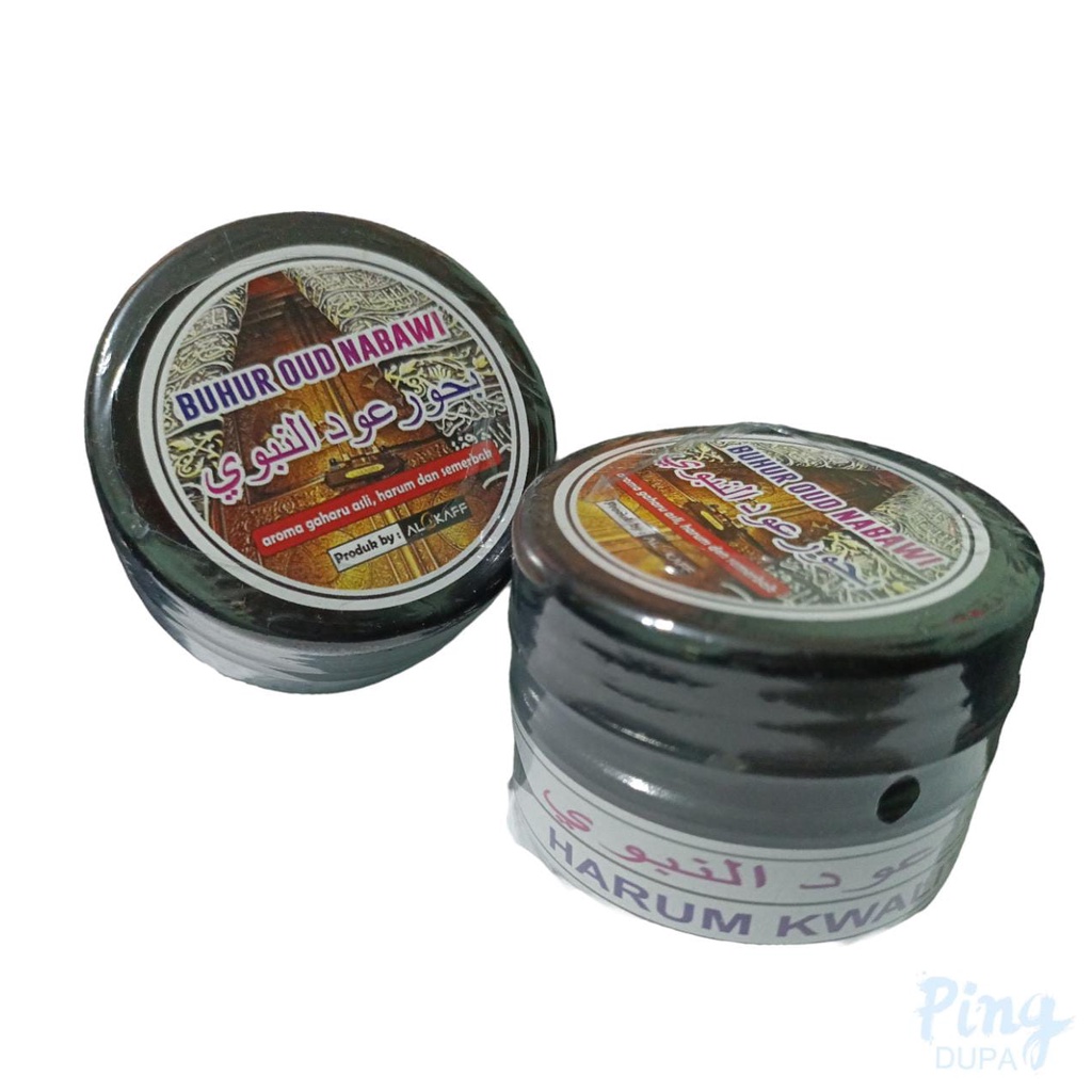 Bakhoor Buhur Oud Nabawi Aroma Gaharu Kemasan 80 gr