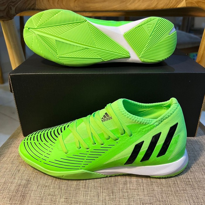 SEPATU FUTSAL ADIDAS PREDATOR EDGE .3 GREEN BLACK