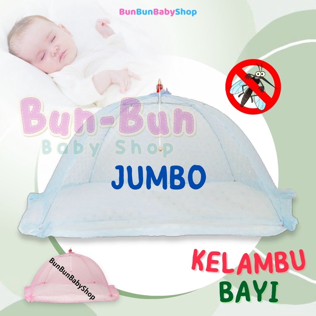 Kojong Bayi Kelambu Bayi JUMBO Perlengkapan Tidur Baby Newborn Baru Lahir New born Anti Nyamuk Peralatan Murah Lipat Bunbunbabyshop