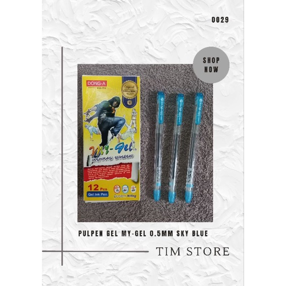 

PULPEN GEL MY-GEL 0.5MM SKY BLUE