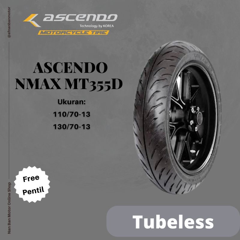 Ascendo NMAX MT355D 110/70-13 & 130/70-13
