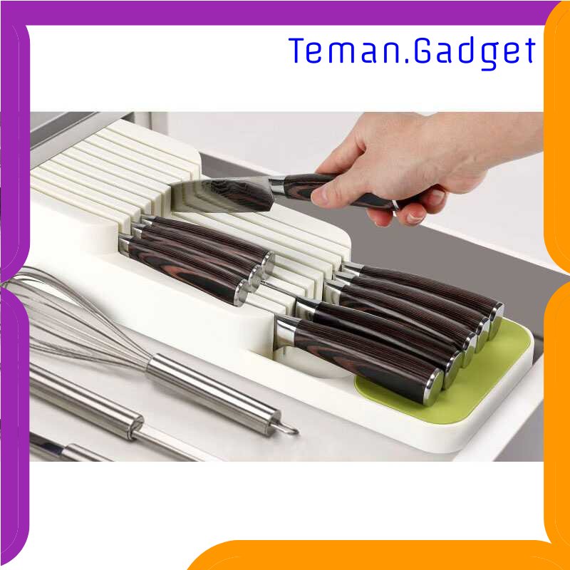 TG - DPR Hung Kai Rak Organizer Dapur Tempat Pisau Cutlery Storage Box - PP23