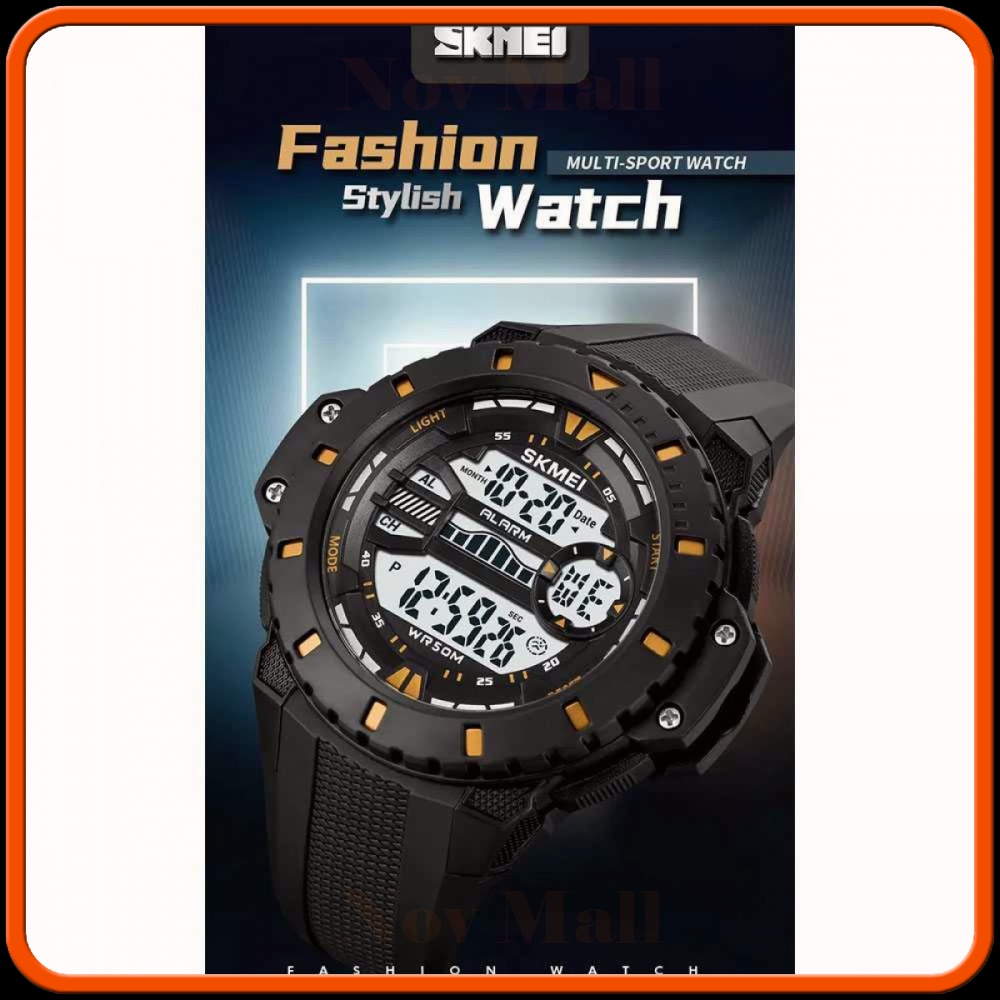 SKMEI Jam Tangan Pria Digital Sport Watch Alarm Waterproof - 1885