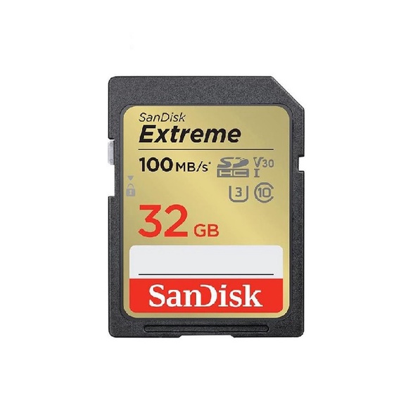 SD CARD SANDISK EXTREME 100MBPS 32GB