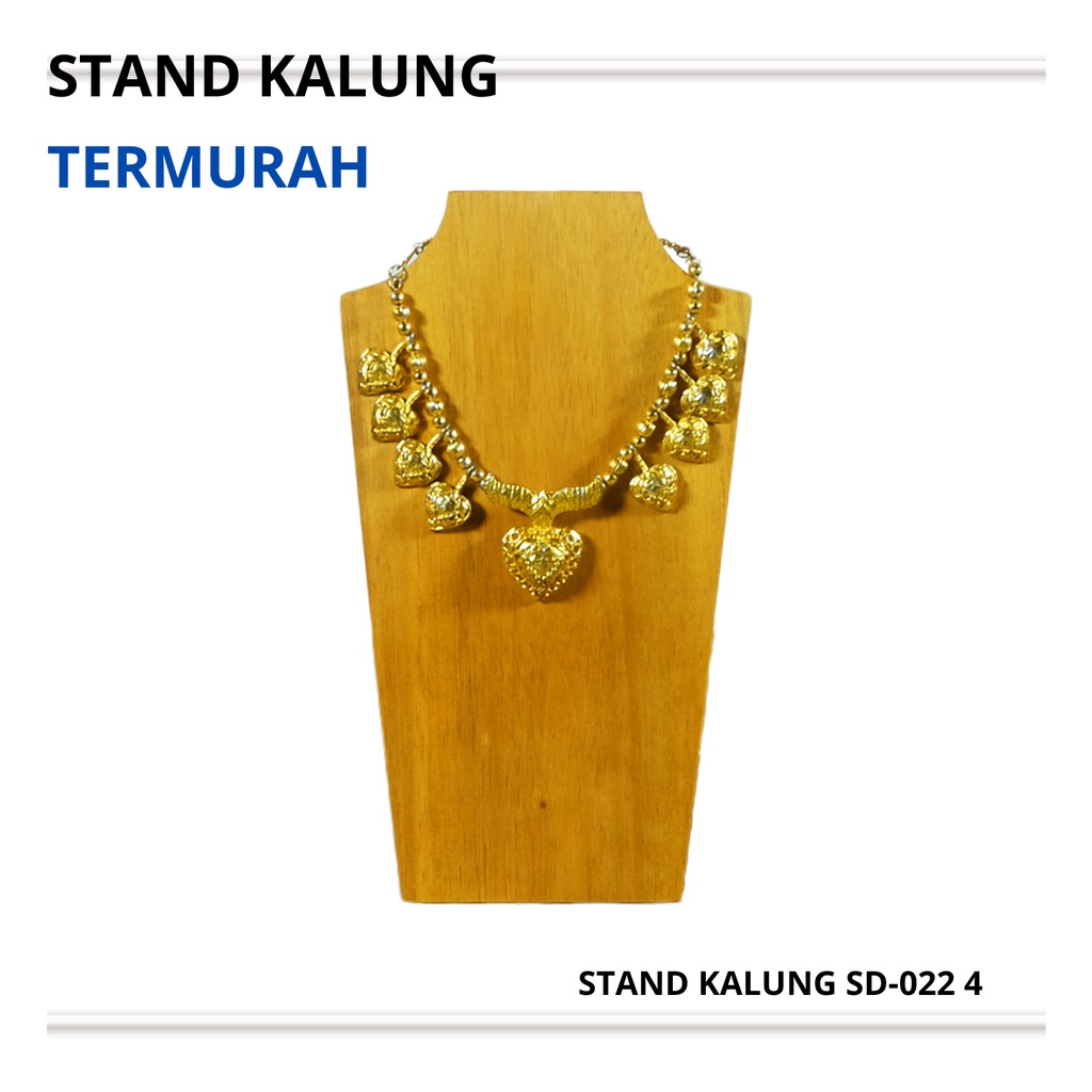 Stand Kalung Kayu /  Display Perhiasan