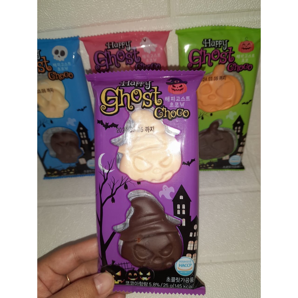 SALE Happy Ghost Choco ( RANDOM ) Per Pcs