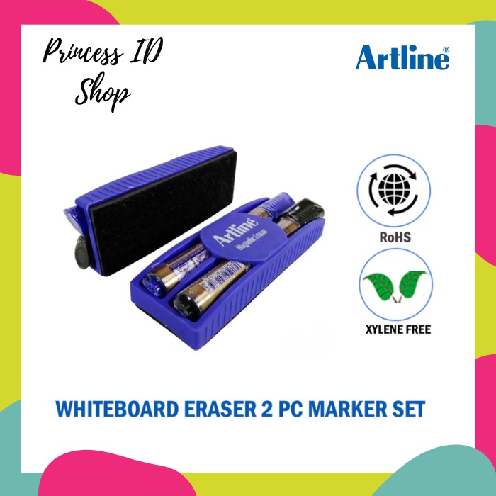 

Penghapus papan tulis Whiteboard Eraser 2 pc Marker Set artline ERS-MM