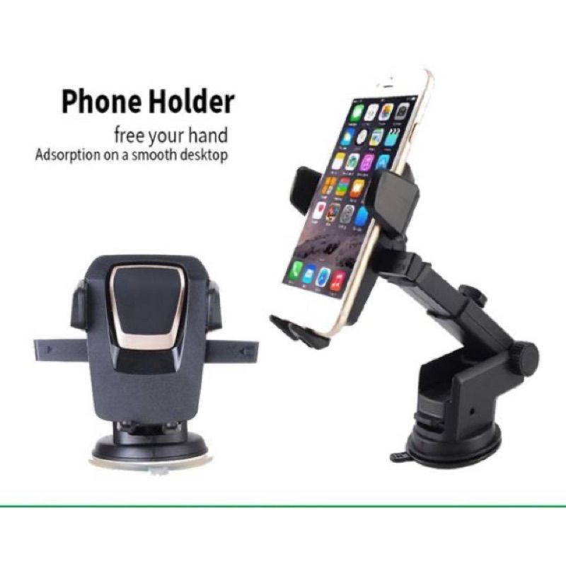 CAR PHONE HOLDER MOBIL STAND HANDPHONE DUDUKAN HP KUALITAS BAGUS